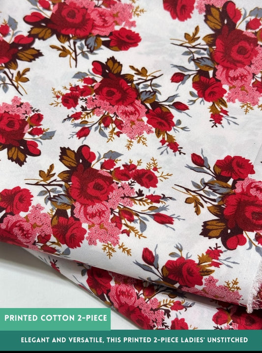 2 Piece Printed Cotton
