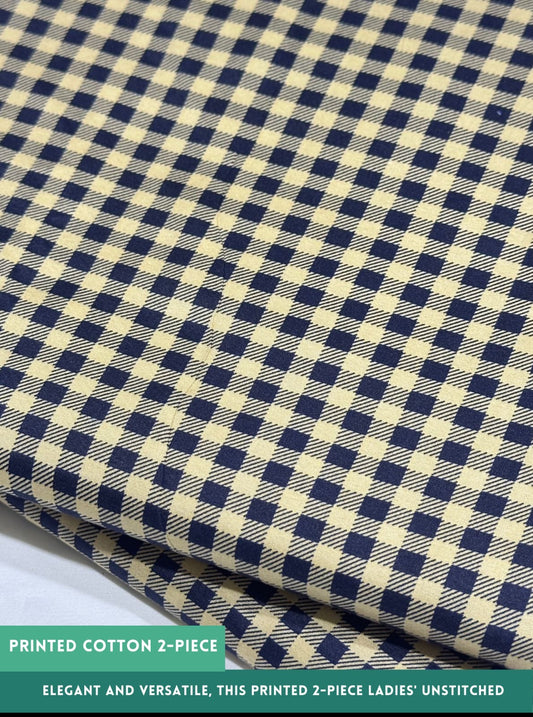 2 Piece Printed Cotton