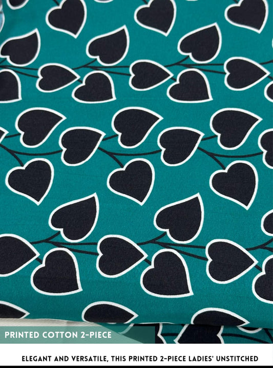 2 Piece Printed Cotton