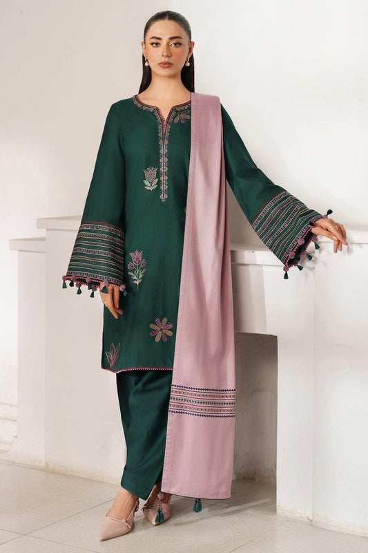 JAZMIN Embroidery Dhanak 3PC