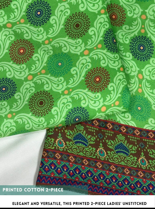 2 Piece Printed Cotton