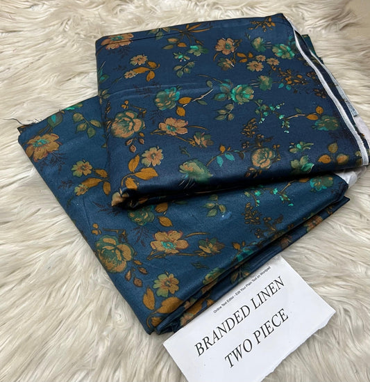 2 Piece Allover Digital Printed Linen