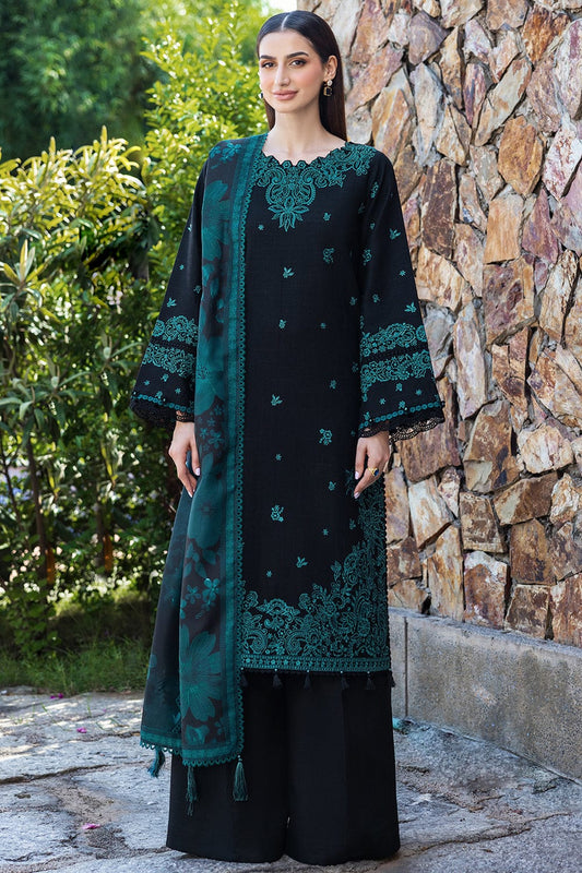 FARASHA Embroidery Dhanak 3PC