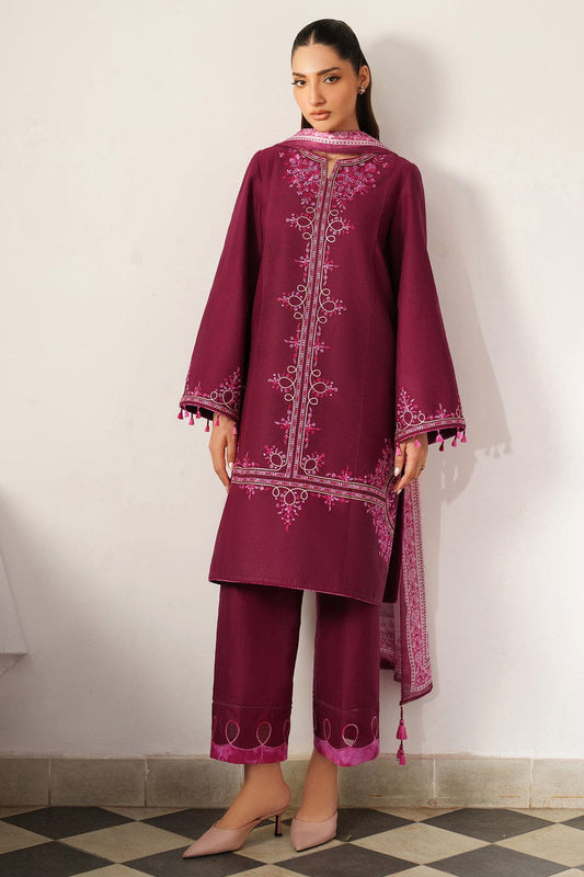 JAZMIN Embroidery Dhanak 3PC