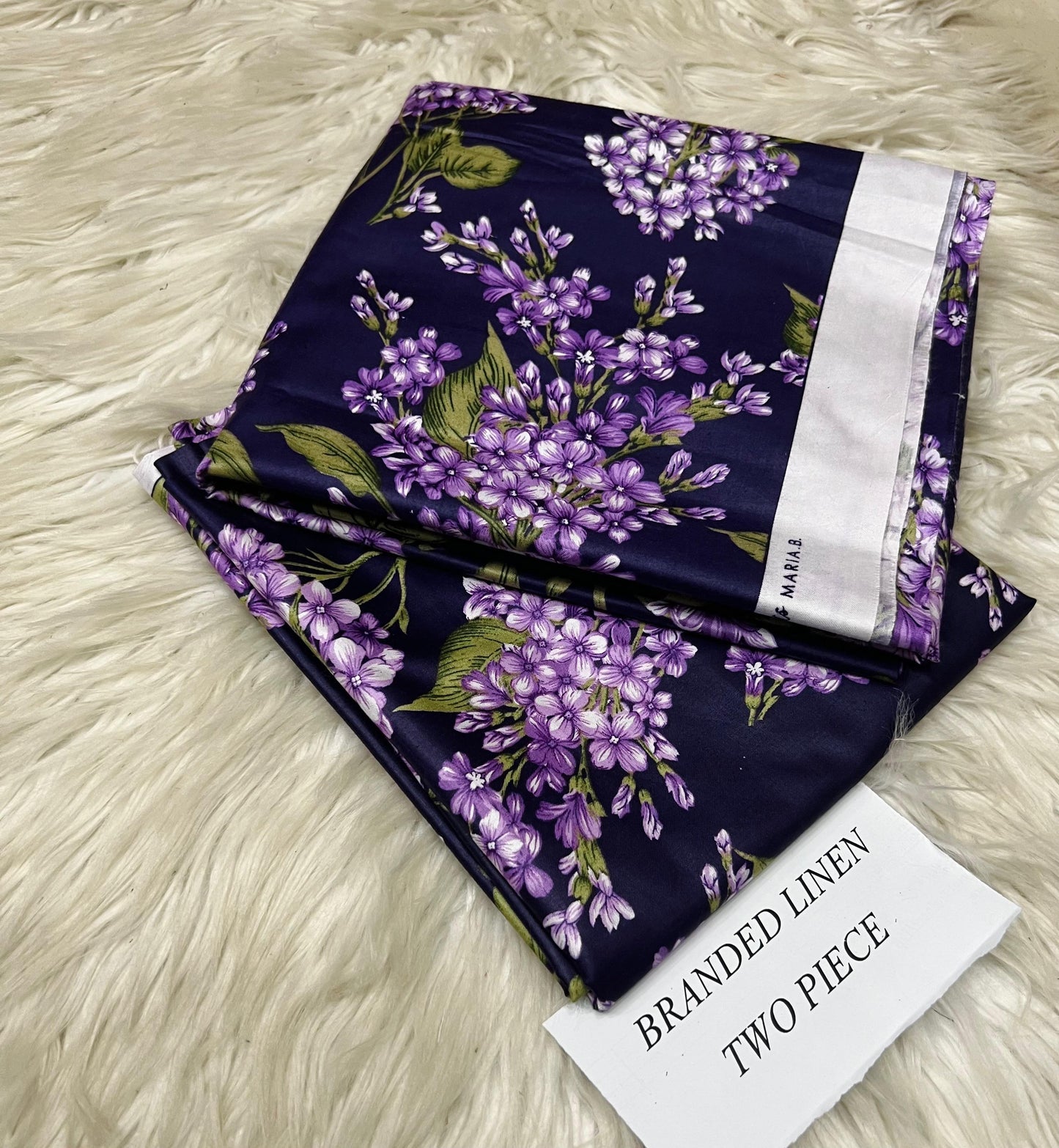 2 Piece Allover Digital Printed Linen