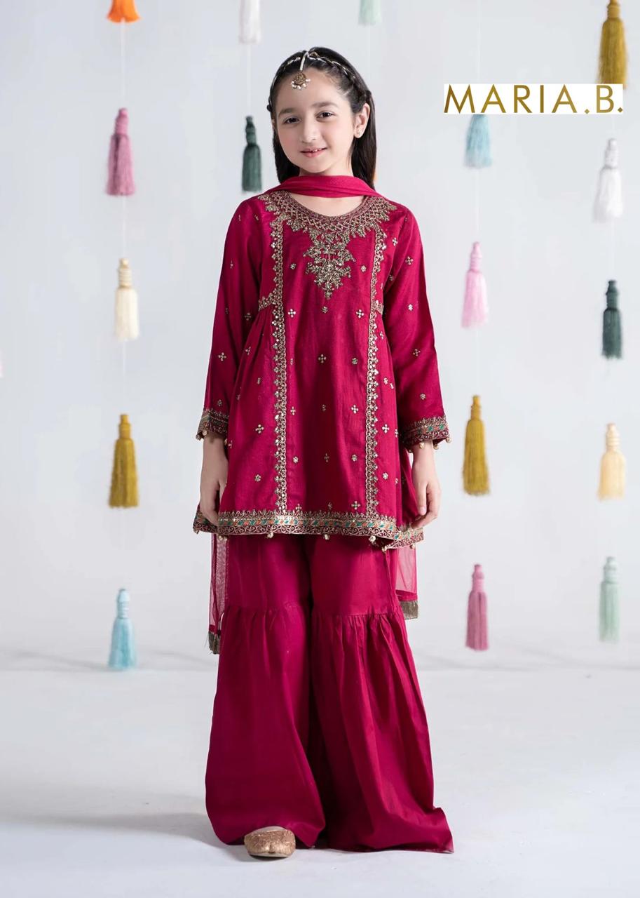 Maria B Kids 2 Piece Embroidered lawn