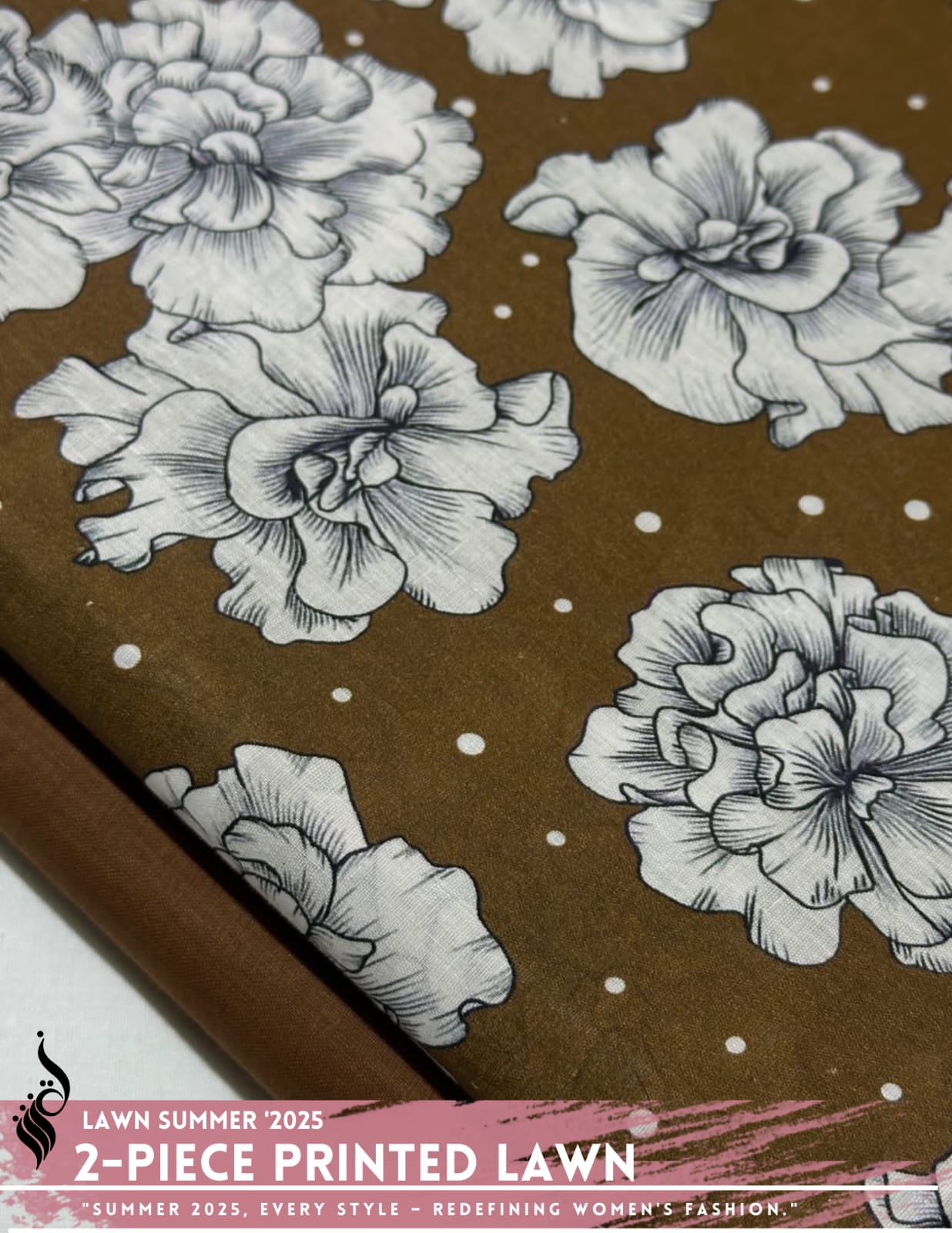 2 Piece Printed Lawn