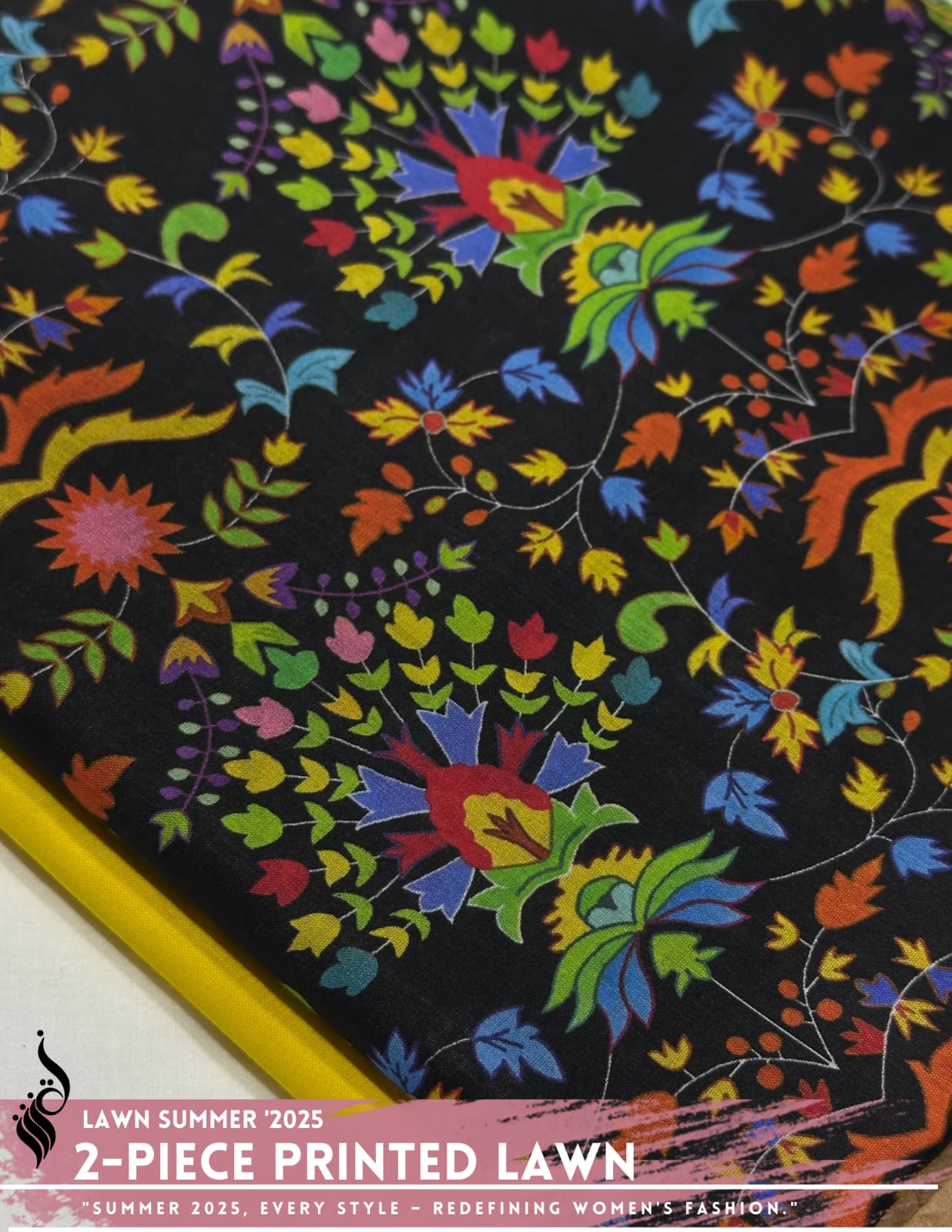 2 Piece Printed Lawn