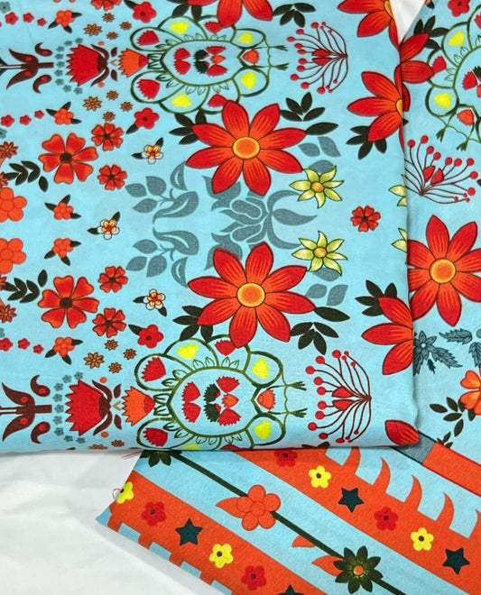 FLORAL PRINT 2 PIECE