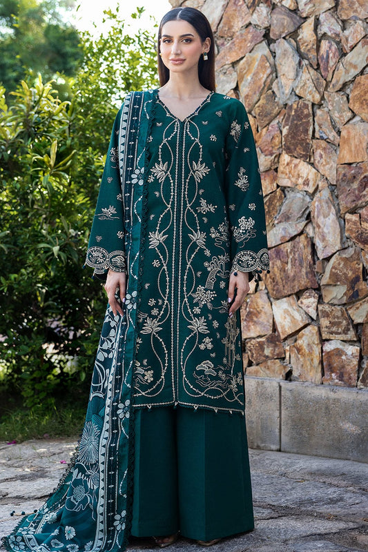 FARASHA Embroidery Dhanak 3PC