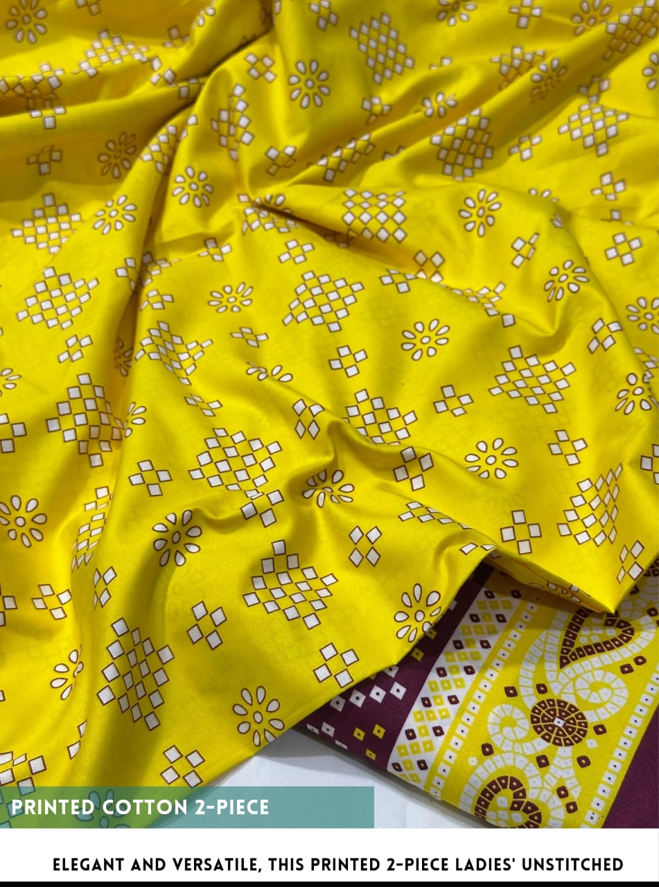 2 Piece Printed Cotton