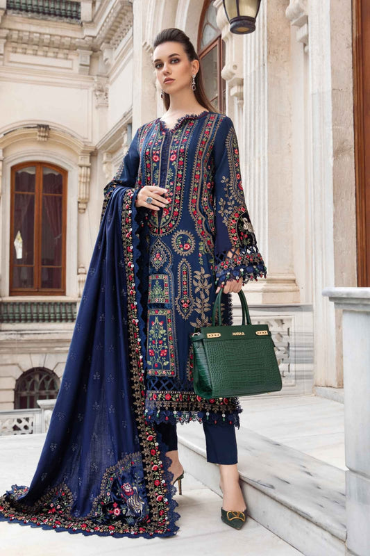 MARIA B Embroidery Dhanak 3PC